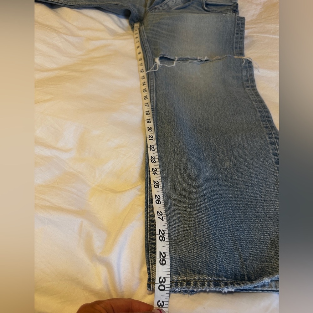 Moussy Vintage Light Blue Distressed Jeans - Picture 9 of 9